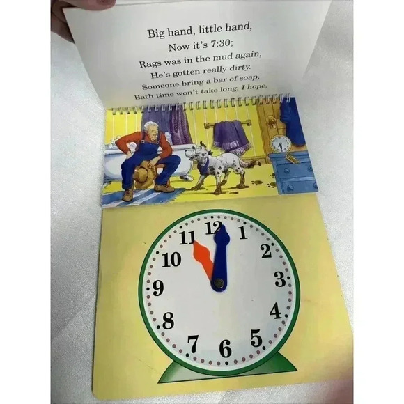Barron's Big Hand, Little Hand Learn to tell Time! by Judith Herbst (1997) - Picture 5 of 6